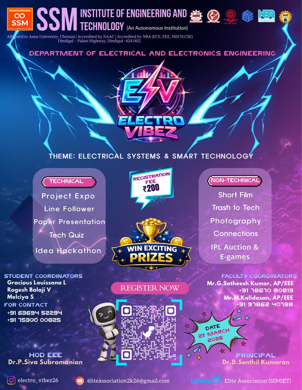 ELECTRO VIBZ 2026 Technical Symposium Poster 
